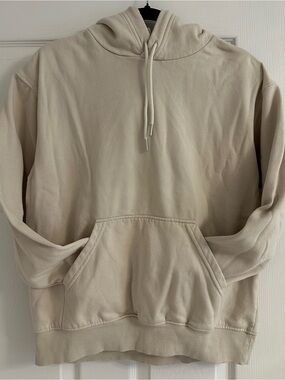 Women's Light Beige Pullover Hoodie